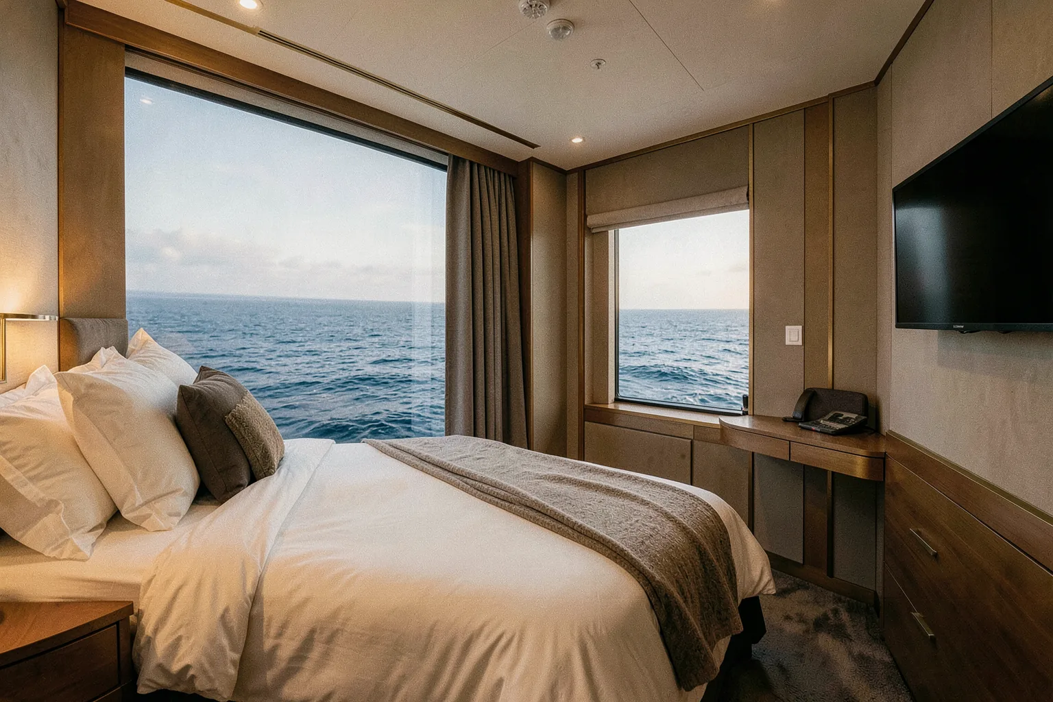 Interior Virtual View stateroom, Vanguard class