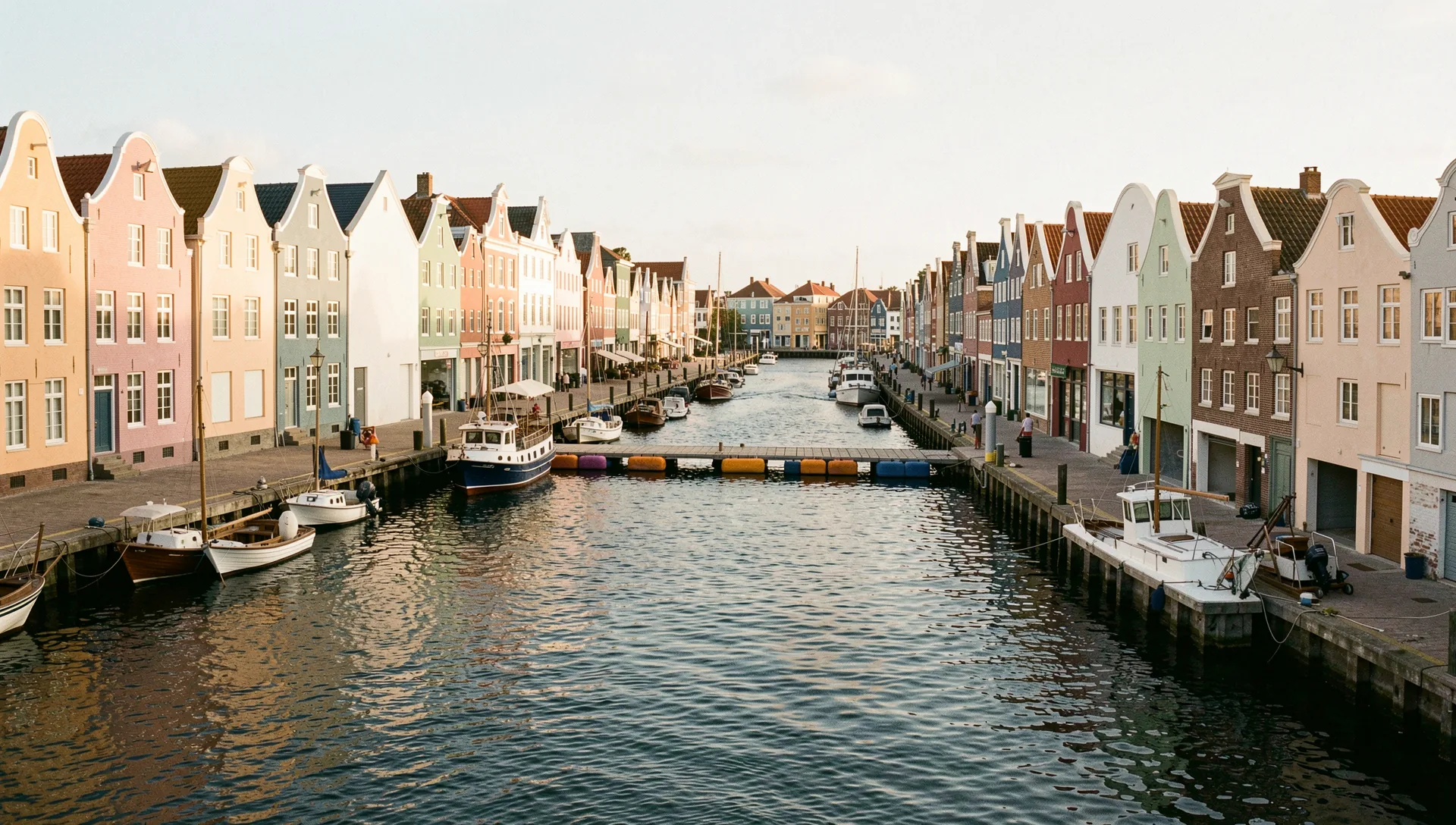 Curaçao, Curaçao, seen from the water at golden hour